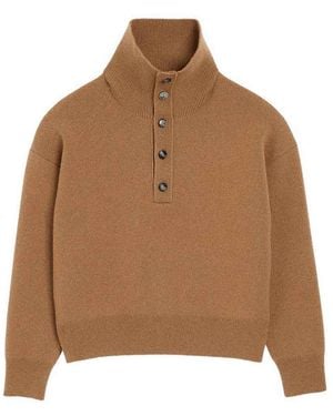 Ami Paris Rollkragenpullover - Braun