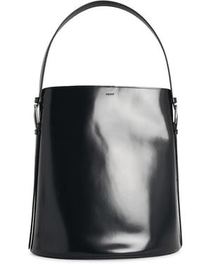 Coperni Erconomic Tote Leather Bag - Black