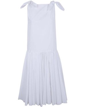 N°21 Below The Knee Dress - White