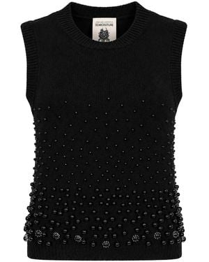 Semicouture Gilet Wendi - Nero