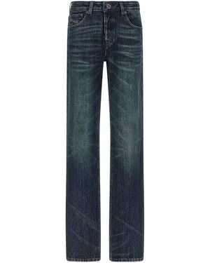 DIESEL Straight Leg Jeans - Blau