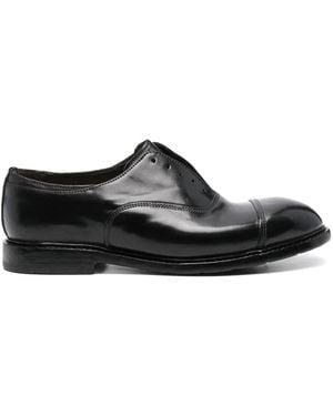 Premiata King Lace-Up Oxford Shoes - Black