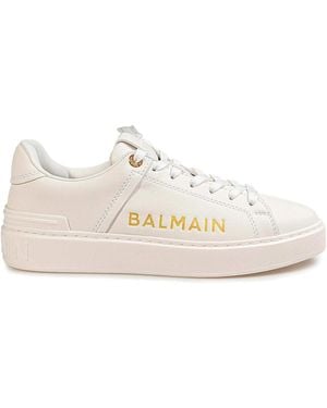 Balmain B Court Trainers - White