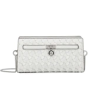MICHAEL Michael Kors Leather Shoulder Bag - White