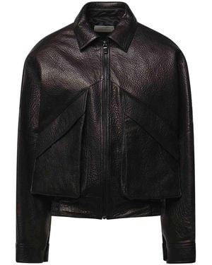 Magda Butrym Leather Jacket - Black