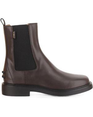 Tod's Tods Calfskin Shoes - Brown