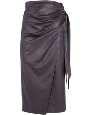 Elisabetta Franchi Long Skirt - Purple