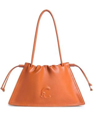 Coccinelle Dulse Medium Leather Bag - Orange
