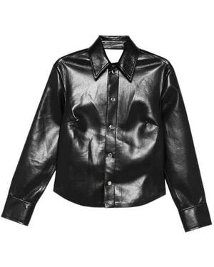 Nanushka Izna Blouses - Black