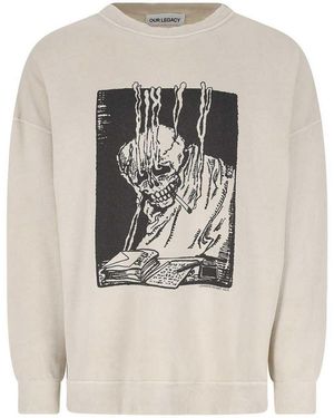 Our Legacy Angry Fan Mail Sweatshirt - Grey
