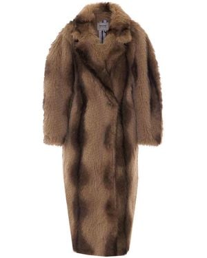 S.w.o.r.d 6.6.44 Faux Fur Coat - Brown