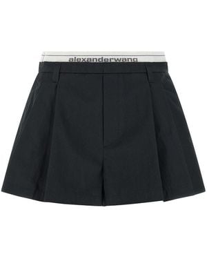 Alexander Wang Logo Band Shorts - Black