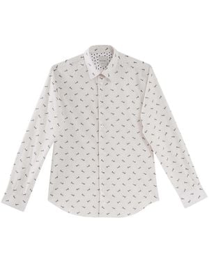 Paul Smith Tiger Shirt - White