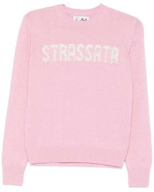 Mc2 Saint Barth Crew Neck Jumper - Pink