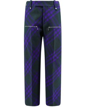 Mens Checked Pants