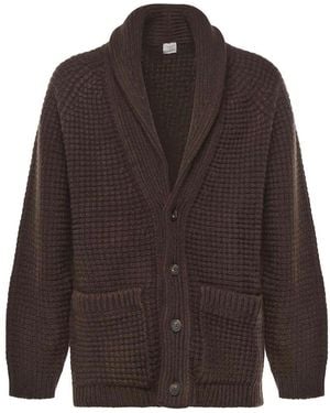 Eleventy Wool And Cashmere Cardigan - Brown