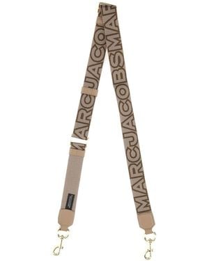 Marc Jacobs Fabric Strap With Logo - Natural