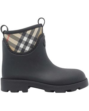 Burberry Marsh Stamp Booties - Black