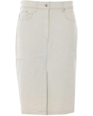 A.P.C. Denim Skirt - White
