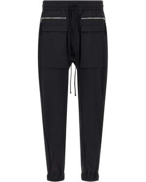 Thom Krom Technical Fabric Sweatpants - Black