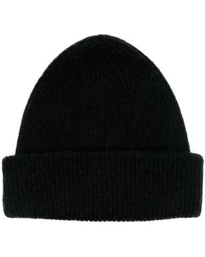 Nuur Wool Hat Double Flap - Black