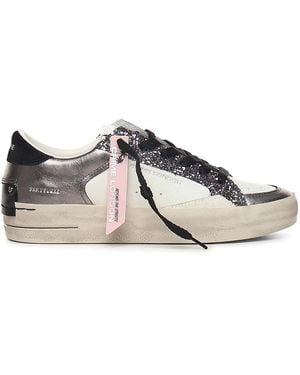 Crime London Sk8 Deluxe Trainers - White