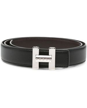 Hogan Leather Belt - Black