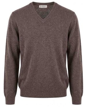 Brunello Cucinelli Cashmere Sweater - Brown
