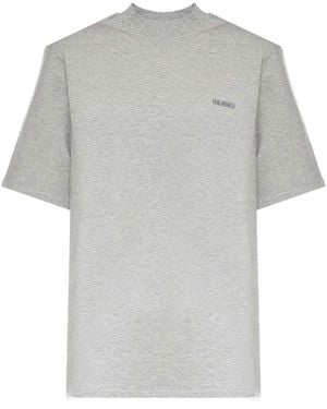 The Attico T-Shirt Melange - Gray