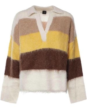 Pinko Striped Alpaca Blend Sweater - Multicolor