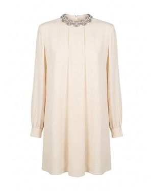 Valentino Garavani 'Embroidered' Mini Dress - White