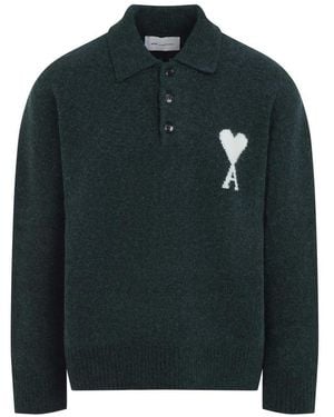 Ami Paris Ami Adc Polo - Nero