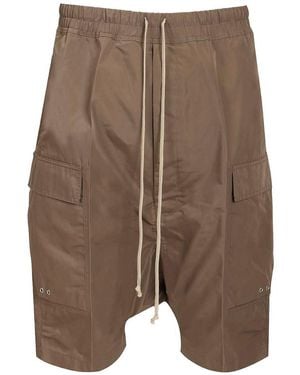 Rick Owens Cargo Shorts Pods - Brown