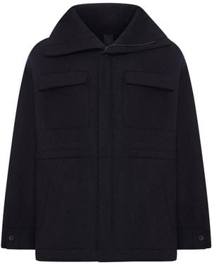 Transit Loose Fit Zip-Up Sahara Jacket - Blue