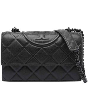 Tory Burch Grain Small Convertible Crossbody Bag - Black