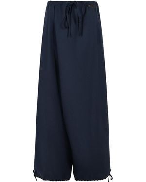 Marni Virgin Wool Trousers - Blue