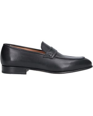 Ferragamo Leather Moccasins - Grey