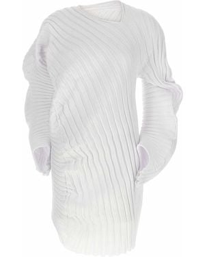 Pleats Please Issey Miyake Knit Top - White