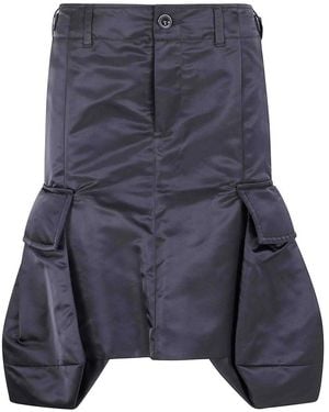 Sacai Nylon Twill Skirt - Blue