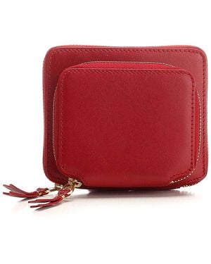 Comme des Garçons Leather Wallet - Red