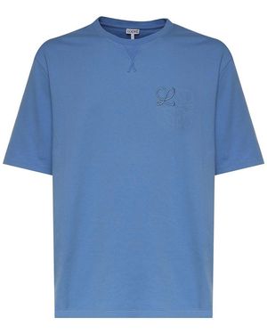 Loewe Cotton T-Shirt - Blue