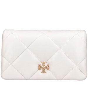 Tory Burch Kira Chain Wallet - White