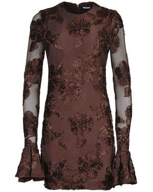 ROTATE BIRGER CHRISTENSEN Dress Made Of Polyester Blend - Brown