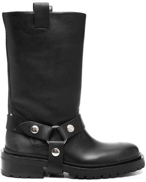 Golden Goose Kurt Leather Boots - Black