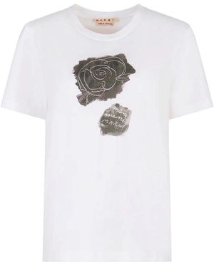 Marni Logo T-Shirt - White