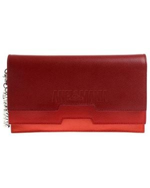 Vivienne Westwood Grainy Leather Clutch - Red
