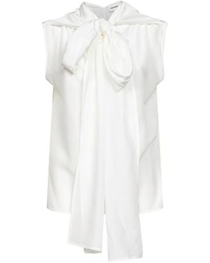 P.A.R.O.S.H. Silk Top - White
