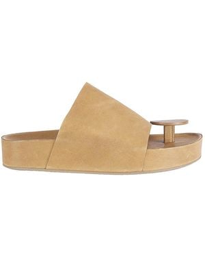 Uma Wang Round S Slide - White