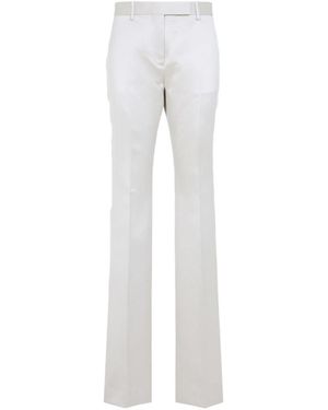 Tom Ford Cotton And Silk Blend Trousers - Grey