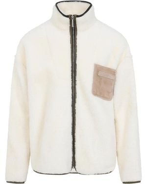 Marni Shearling Jacket - White